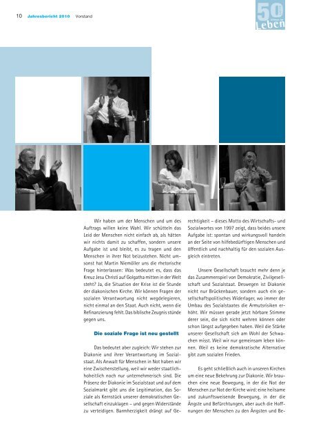 2010 Jahresbericht - Diakonisches Werk Hessen-Nassau