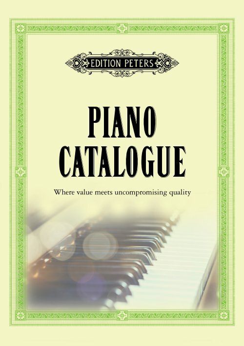 Piano | Faber Music