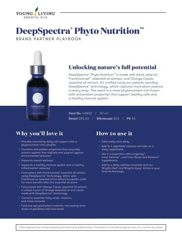 DeepSpectra Phyto Nutrition Playbook