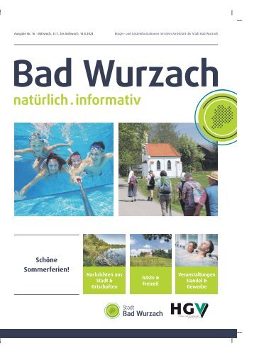 31.07.2024 Bürger- und Gästeinformation Bad Wurzach