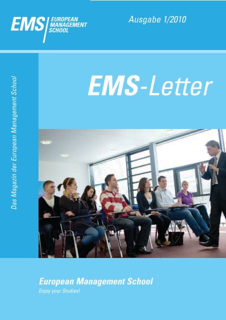 Ausgabe 1/2010 EMS-Letter D as M agazin der European M ...