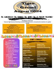 August 2024 Tiger Growl