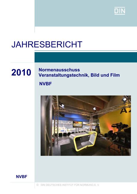 4 Berichte über besondere Aktivitäten - NVBF - DIN Deutsches ...