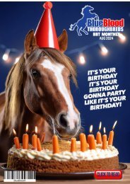 Blueblood Thoroughbreds Monthly Aug 24