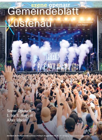 Gemeindeblatt Lustenau Nr. 31 | Freitag, 2. August 2024