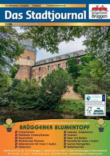 Das Stadtjournal-ose Mont Brüggen - August 2024