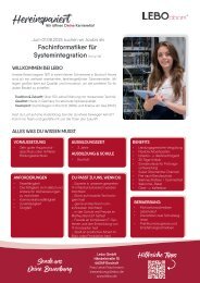 Lebo_Stellenanzeige_Azubi 2025_Fachinformatiker für Systemintegration