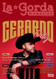La Gorda Magazine Año 10 Edición Número 115 Agosto 2024 Portada: Gerardo Ortiz