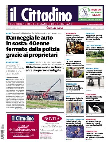 1 Agosto 2024 - Il Cittadino di Lodi
