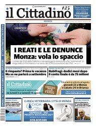 Il Cittadino di Monza Primo Agosto 2024