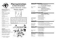 Pfarrnachrichten - Pfarrgemeinde St. Mariä Himmelfahrt