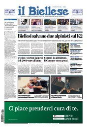 2 agosto 2024 - Il Biellese