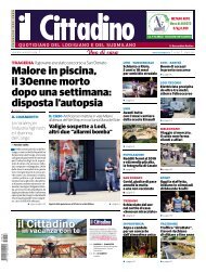 2 agosto 2024 - Il cittadino di Lodi
