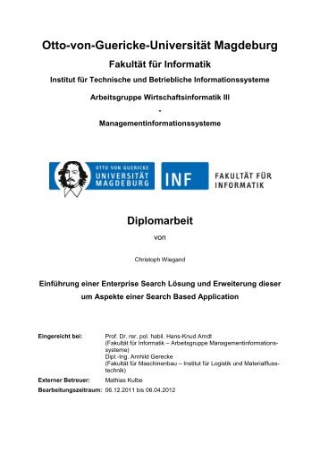 Diplomarbeit Christoph Wiegand - Einführung einer Enterprise ...