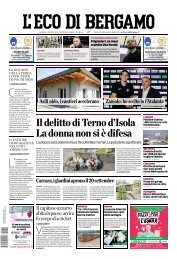 2 agosto 2024 - L'Eco di Bergamo