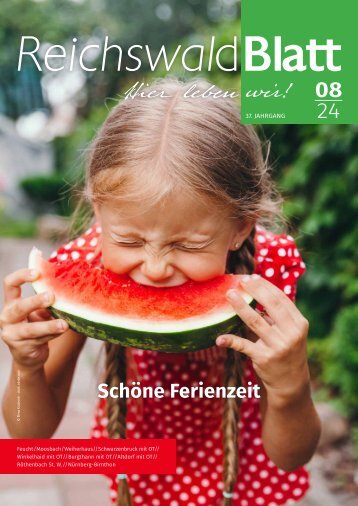 Reichswaldblatt Feucht/Schwarzenbruck/Burgthann/Altdorf/Winkelhaid - August  2024