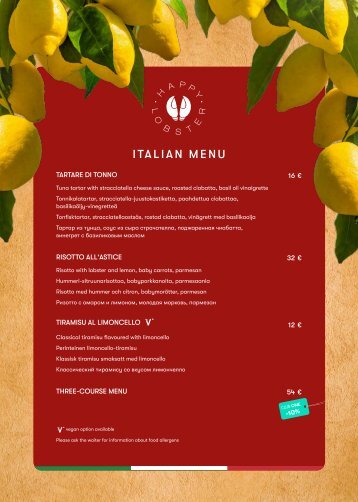 Beat-Boat-Festival-Happy-Lobster-special-menu