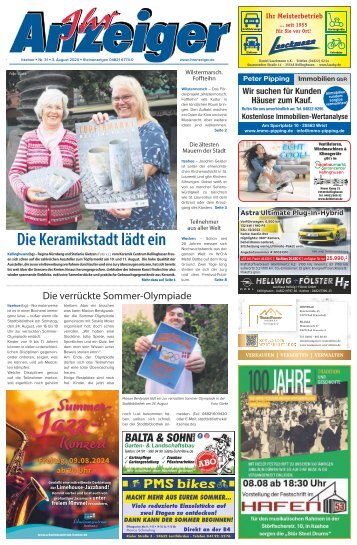 Ihr Anzeiger Itzehoe 31 2024