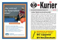 Liebe Spielvereinsfreunde! - SV Neubeckum 19 eV