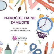 NAROČITE, DA NE ZAMUDITE