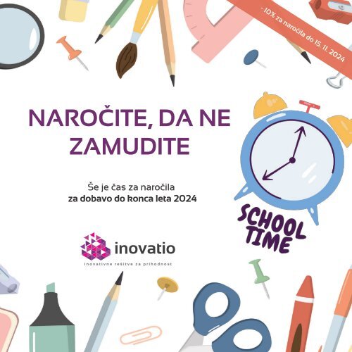 NAROČITE, DA NE ZAMUDITE