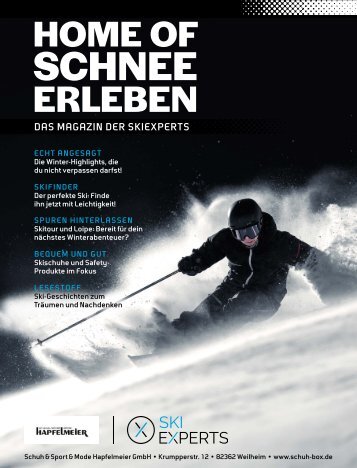 SchneeErleben 24/25 | Hapfelmeier | 82362 Weilheim