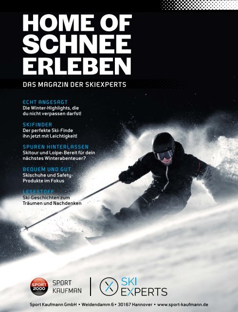 SchneeErleben 24/25 | Sport Kaufmann | 30167 Hannover