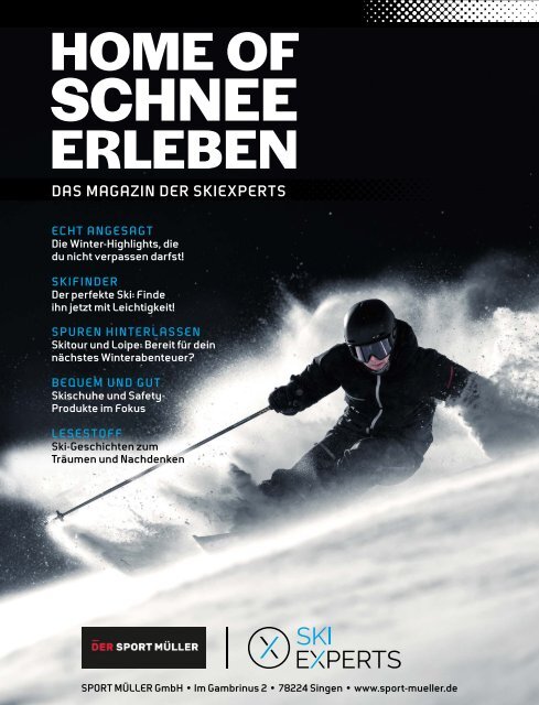 SchneeErleben 24/25 | Sport Müller | 78224 Singen