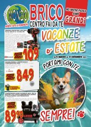 Mondobrico - VACANZE D'ESTATE - dal 6 agosto all'8 settembre 2024