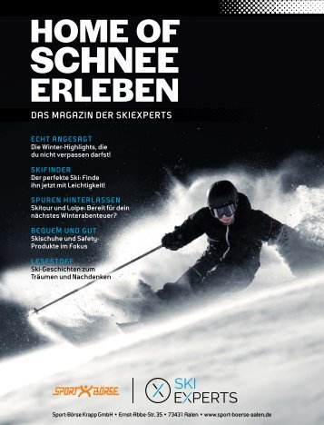 SchneeErleben 24/25 | Sportbörse Krapp | 73431 Aalen