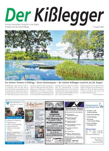 07.08.2024 Der Kißlegger