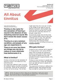 All about tinnitus Ver 4