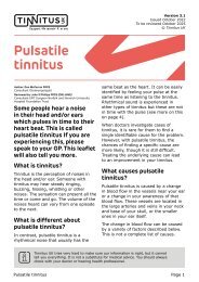 Pulsatile tinnitus Ver 3