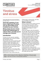 Tinnitus and stress Ver 4
