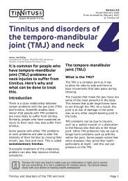 Tinnitus and TMJ Ver 4