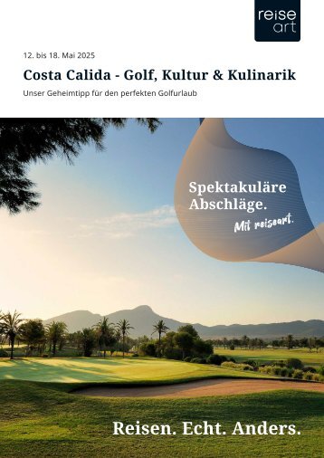 Golfreise | Costa Calida 2025