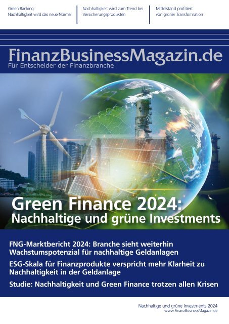 Green Finance 2024: Nachhaltige und grüne Investments