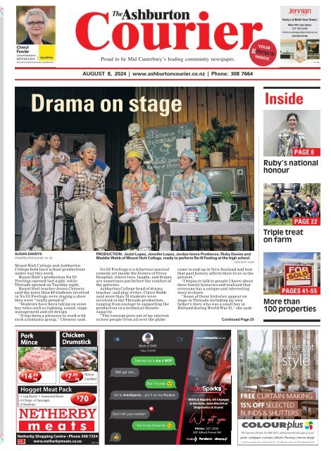 Ashburton Courier: August 08, 2024
