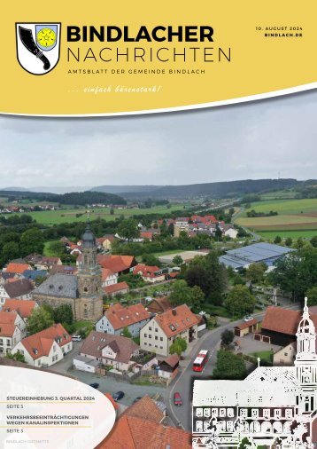 Bindlacher Nachrichten 10.08.2024