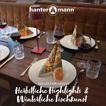 Herbstliche Highlights & winterliche Tischkunst Kollektion 2024/25
