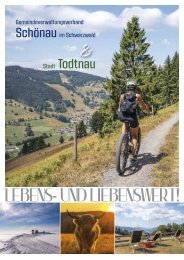Bürger- und Imagebroschüre Todtnau-Schönau