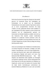 2024, Grußwort 225 Jahre Orgelbau und Orgelmusik in Waldkirch