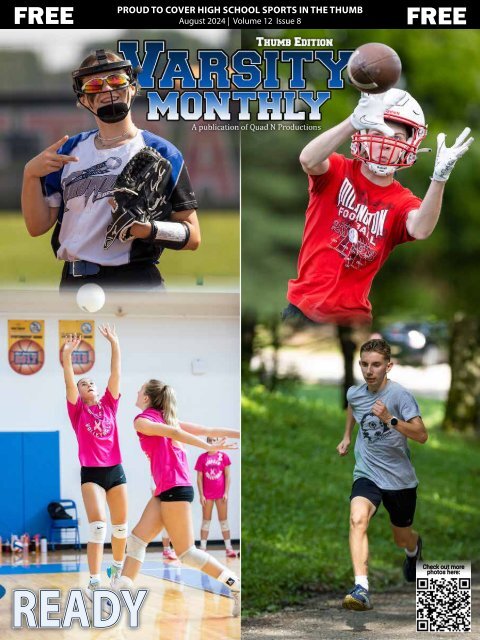 August 2024 Issue of Varsity Monthly Thumb Magazine