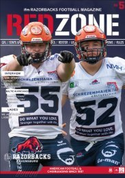 REDZONE - ifm Razorbacks Football Magazine - No. 5 - english