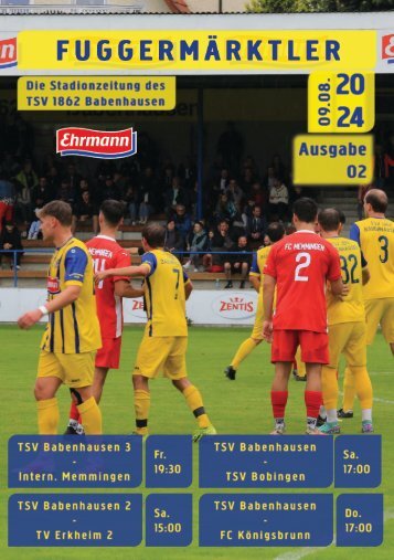 20240810 Fuggermärktler TSV 1862 Babenhausen – TSV Bobingen