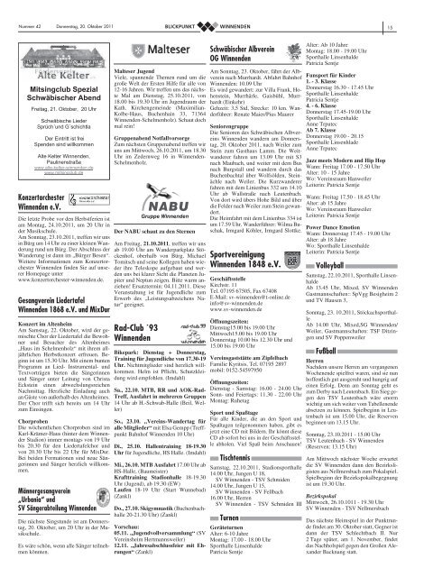 Blickpunkt Ausgabe 42-2011.pdf - Stadt Winnenden