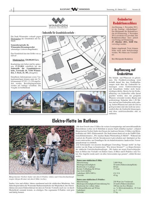 Blickpunkt Ausgabe 42-2011.pdf - Stadt Winnenden