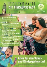 Feldbach - DIE EINKAUFSSTADT - Alles für den Schul- und Kindergartenstart