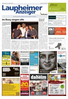 03.08.2024 Laupheimer Anzeiger