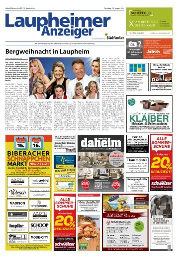10.08.2024 Laupheimer Anzeiger